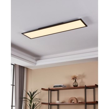Plafoniera Eglo SALOBRENA-Z 900053, LED dimabil 33.5W, 4150lm, 6500K, aluminiu, negru, plastic, alb - 1