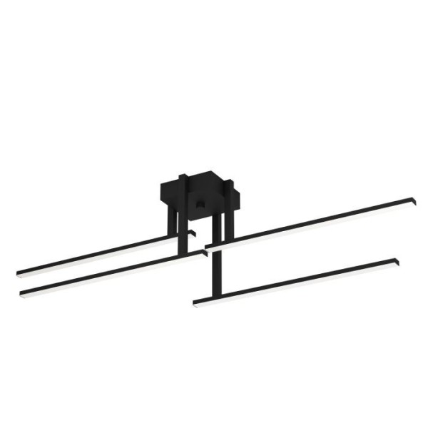 Plafoniera Eglo IPOLITTO 99817, LED 4x7.5W, 3600lm, 3000K, aluminiu, otel, negru, plastic, alb - 1