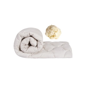 Pilota pentru iarna Wooltex Benessere Somnart, 180x200 cm, umplutura lana, 600 g/m², tesatura 100% bumbac - 1