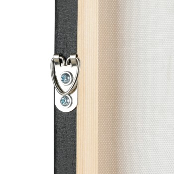 Tablou pictat manual iarna in padure ALAMINOS 423137, 120X120 cm - 1