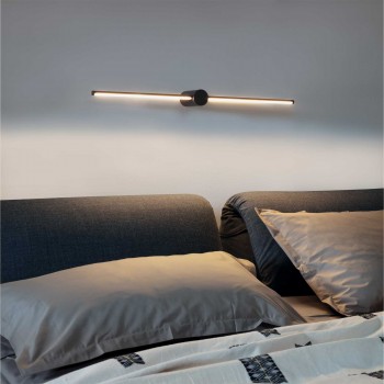 Aplica de perete Ideal Lux cu LED 12.5W, negru, FILO AP D075 310145 - 1