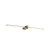 FILO AP D075 327792 Ideal Lux, Aplica de perete cu LED 12.5W, alama