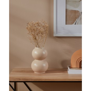 Vaza decorativa ceramica MIYOSHI, bej, 421013 - 1