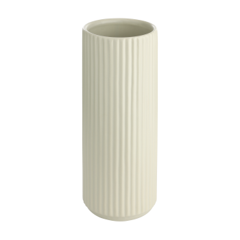 Vaza decorativa ceramica MITANE, gri deschis, 421006 - 1