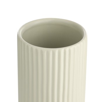 Vaza decorativa ceramica MITANE, gri deschis, 421006 - 1