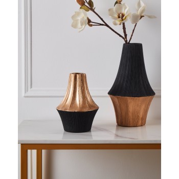 Vaza decorativa ceramica SUAL, alama/negru, 421008 - 1