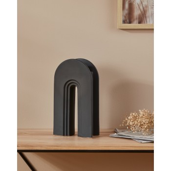 Vaza decorativa ceramica IZUMO, negru, 421034 - 1