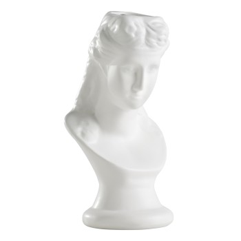 Vaza decorativa ceramica FELICIEN, alb, 421002 - 1