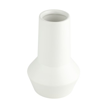 Vaza decorativa ceramica HIRADO, alb, 421024 - 1