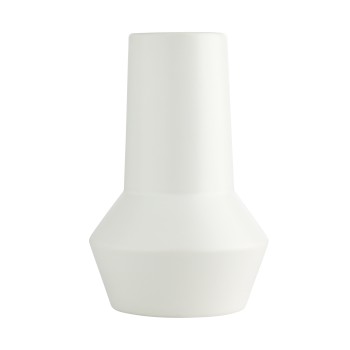 Vaza decorativa ceramica HIRADO, alb, 421024 - 1