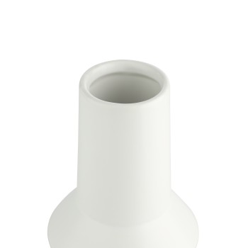 Vaza decorativa ceramica HIRADO, alb, 421024 - 1