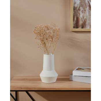 Vaza decorativa ceramica HIRADO, alb, 421024 - 1
