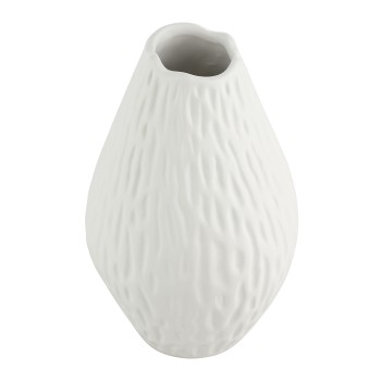 Vaza decorativa ceramica MALBAIE, alb, 421019 - 1