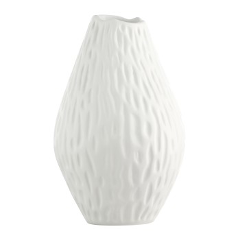 Vaza decorativa ceramica MALBAIE, alb, 421019 - 1
