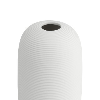 Vaza decorativa ceramica MITANE, alb, 421014 - 1