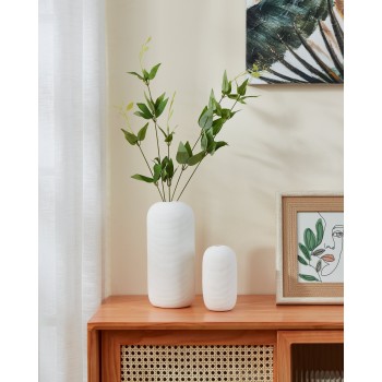 Vaza decorativa ceramica MITANE, alb, 421014 - 1