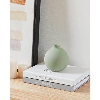 Vaza decorativa ceramica ANJABE, verde, 421255 - 1