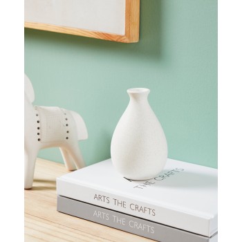 Vaza decorativa ceramica ANKARAMY, bej, 421257 - 1