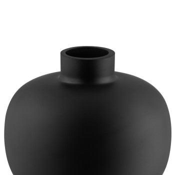 Vaza decorativa sticla SIRANANA, negru, 421212 - 1