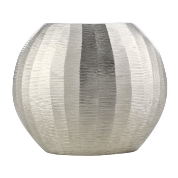 Vaza decorativa aluminiu ABUCAY, nichel, 421052 - 1