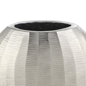 Vaza decorativa aluminiu ABUCAY, nichel, 421052 - 1