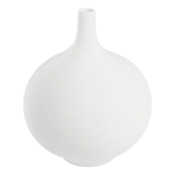Vaza decorativa ceramica MITANE, alb, 421243