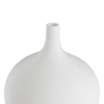 Vaza decorativa ceramica MITANE, alb, 421243 - 1