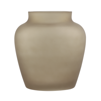 Vaza decorativa sticla ASINDRO, maro, 421202