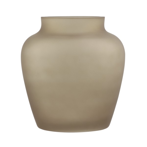 Vaza decorativa sticla ASINDRO, maro, 421202 - 1