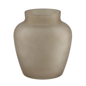 Vaza decorativa sticla ASINDRO, maro, 421202 - 1