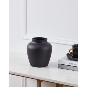 Vaza decorativa sticla ASINDRO, negru, 421203 - 1