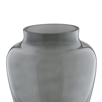 Vaza decorativa sticla ASINDRO, gri, 421204 - 1
