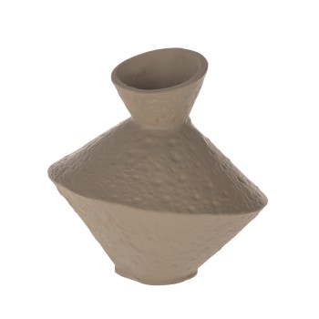 Vaza decorativa aluminiu CANTILAN, crem, 421157 - 1