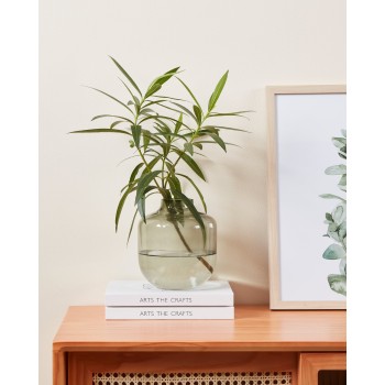 Vaza decorativa sticla SIRANANA, verde, 421234 - 1