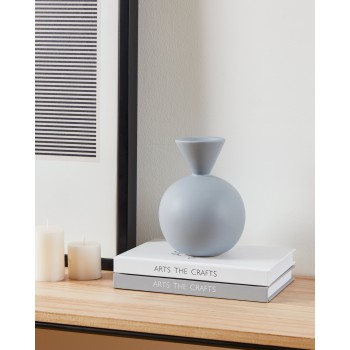 Vaza decorativa ceramica ANJABE, albastru, 421253 - 1