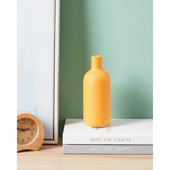 Vaza decorativa ceramica ANJABE, galben, 421254 - 1