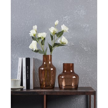 Vaza decorativa sticla SIRANANA, maro, 421216 - 1