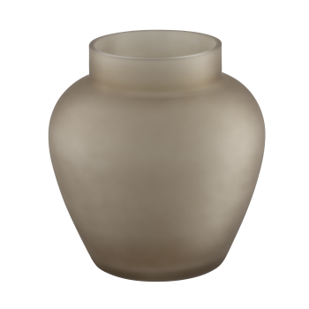 Vaza decorativa sticla ASINDRO, maro, 421205