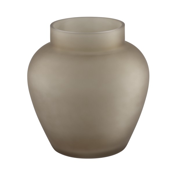 Vaza decorativa sticla ASINDRO, maro, 421205 - 1