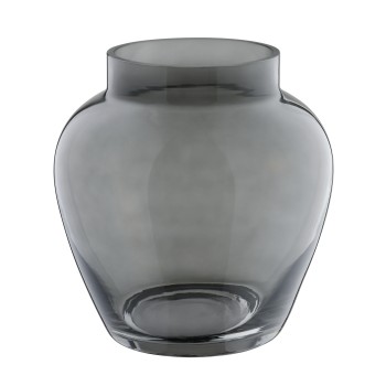 Vaza decorativa sticla ASINDRO, gri, 421207 - 1