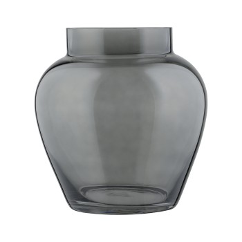 Vaza decorativa sticla ASINDRO, gri, 421207 - 1