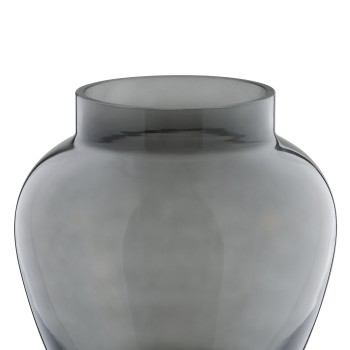 Vaza decorativa sticla ASINDRO, gri, 421207 - 1