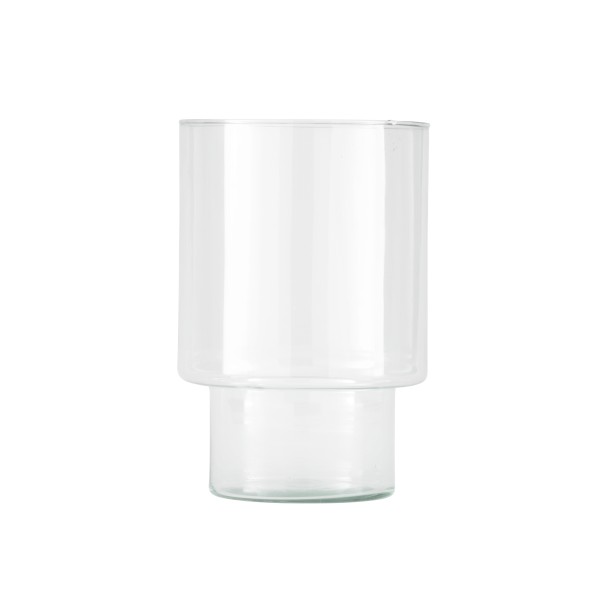 Vaza decorativa sticla DELNITE, transparent, 421074 - 1