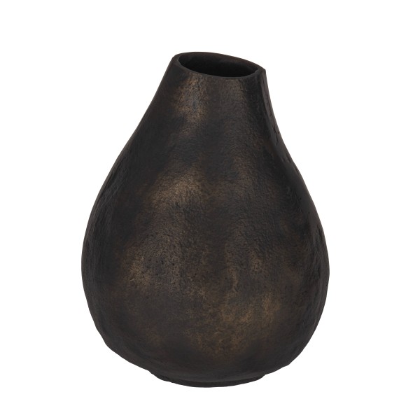 Vaza decorativa aluminiu TALACOGON, negru/cupru, 421167 - 1