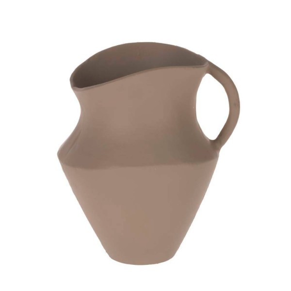 Vaza decorativa aluminiu CANTILAN, nisipiu, 421152 - 1