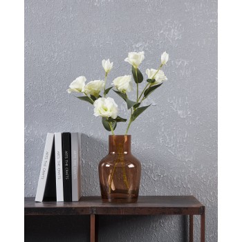 Vaza decorativa sticla SIRANANA, maro, 421221 - 1