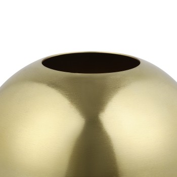 Vaza decorativa aluminiu ABUCAY, alama matisata, 421048 - 1