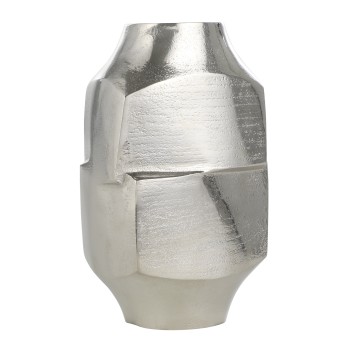 Vaza decorativa aluminiu ABUCAY, nichel, 421041 - 1
