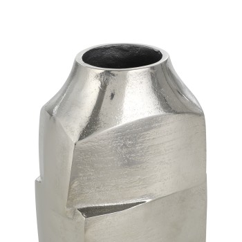 Vaza decorativa aluminiu ABUCAY, nichel, 421041 - 1