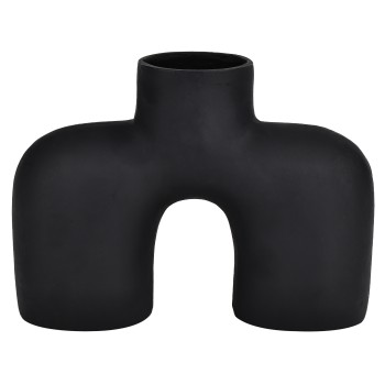 Vaza decorativa aluminiu BROWER, negru, 421059 - 1